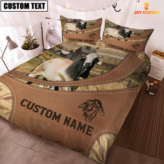 Uni Custom Name Brahman On Farm Bedding Set