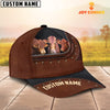 Uni Beefmaster Happiness Zipper Pattern Customized Name Cap