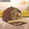 Uni Highland Cattle Customized Name Brown Farm Cap