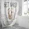 Uni Anggora Get Naked Daisy Shower Curtain