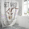 Uni Cashmere Get Naked Daisy Shower Curtain