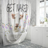 Uni Charolais Get Naked Daisy Shower Curtain