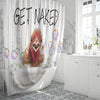 Uni Chicken Get Naked Daisy Shower Curtain