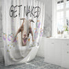 Uni Goat Get Naked Daisy Shower Curtain