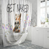 Uni Horse Get Naked Daisy Shower Curtain