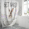 Uni Rabbit Get Naked Daisy Shower Curtain