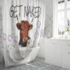 Uni Shorthorn Get Naked Daisy Shower Curtain