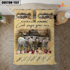 Uni Charolais God Says You Are Custom Name Bedding Set