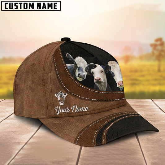 Uni Black Baldy Happiness Customized Name Cap