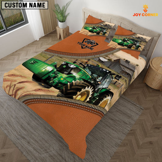 Uni Tractor On The Farm Customized Name 3D Bedding Set