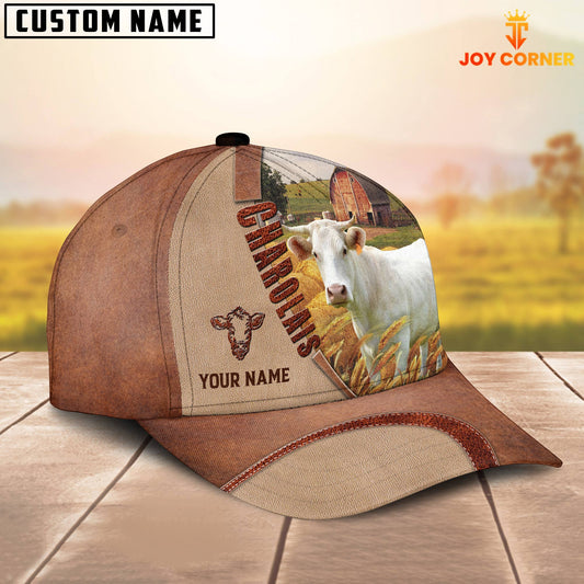 Uni Personalized Name Charolais Farm Barn Cap