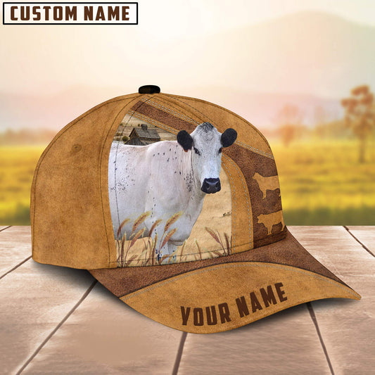 Uni Custom Name British White Park Cattle Cap