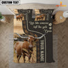 Uni Texas Longhorn Like Someone Left The Gate Open Customized Name 3D Bedding Set