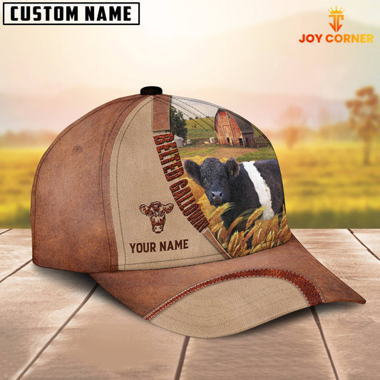 Uni Personalized Name Belted Galloway Farm Barn Cap