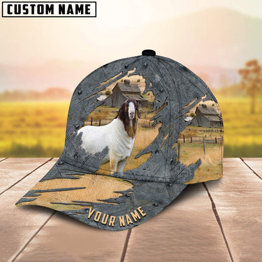 Uni Boer Goat Customized Name Cap