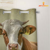 Uni Simmental Hello Sweet Cheeks 3D Shower Curtain