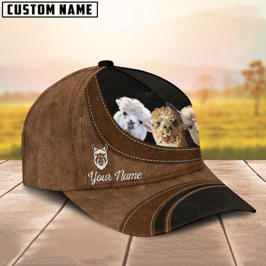 Uni Alpaca Happiness Customized Name Cap