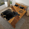 Uni Black Angus Cattle Customized Bedding set