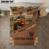 Uni Custom Name Highland On Farm Bedding Set