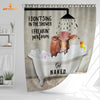 Uni Beefmaster I Don't Sing In The Shower 3D Shower Curtain