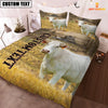 Uni Personalized Name Charolais Cattle On The Farm 3D Bedding Set