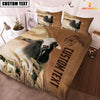 Uni Custom Name Brahman Cattle Brown Bedding Set