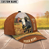 Uni Personalized Name Black Baldy Barn Farm Cap