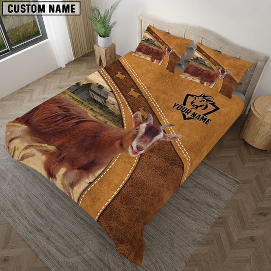 Uni Custom Name Goat Bedding set