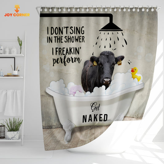 Uni Dexter I Don't Sing In The Shower 3D Shower Curtain