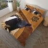 Uni Belted Galloway Cattle Customized Bedding set