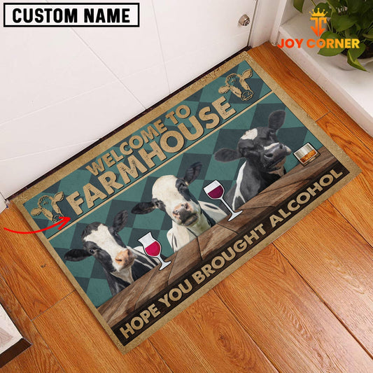 Uni Holstein Hope You Bought Alcohol Custom Name Doormat