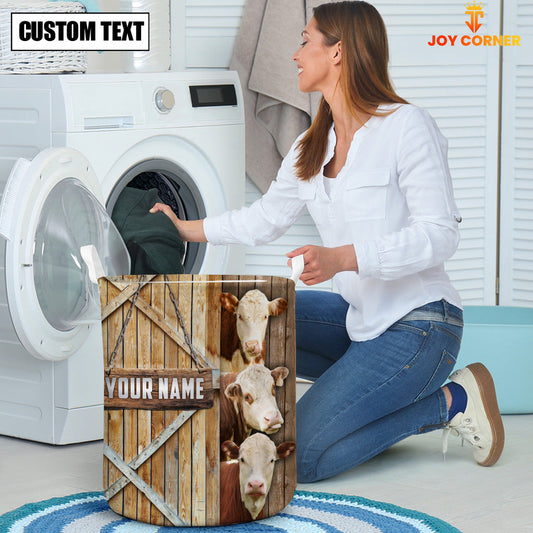 Uni Hereford Barn Custom Name Laundry Basket