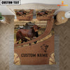 Uni Custom Name Beefmaster On Farm Bedding Set