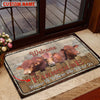 Uni Beefmaster Custom Name- Home To Where The Herd Is FarmHouse Doormat