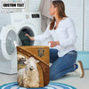 Uni Sheep Brown Custom Name Basket
