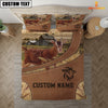 Uni Custom Name Goat On Farm Bedding Set