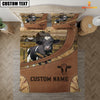 Uni Custom Name Holstein On Farm Bedding Set