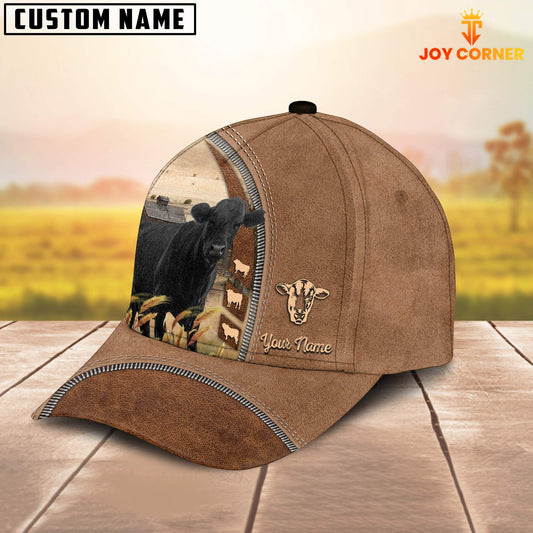 Uni Black Angus Farming Land Customized Name Cap