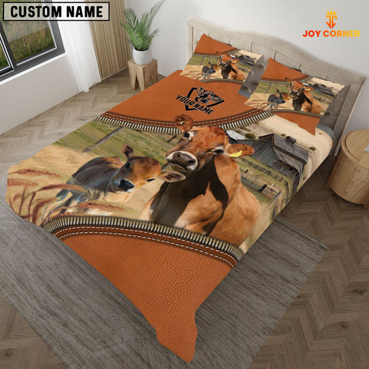 Uni Jersey On The Farm Customized Name 3D Bedding Set