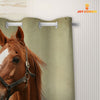 Uni Horse Hello Sweet Cheeks 3D Shower Curtain