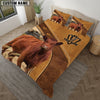 Uni Red Angus Cattle Customized Bedding set
