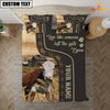 Uni Hereford Like Someone Left The Gate Open Customized Name 3D Bedding Set