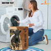 Uni Belted Galloway Brown Farm Custom Name Laundry Basket