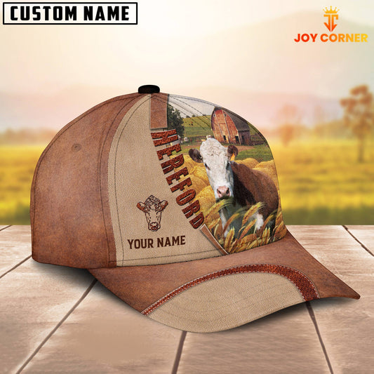 Uni Personalized Name Hereford Farm Barn Cap