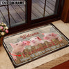 Uni Pigs Personalized - Welcome  Doormat