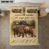 Uni Highland God Says You Are Custom Name Bedding Set