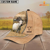 Uni Charolais Farming Light Brown Customized Name Cap