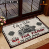 Uni Farm Tractor Life is Better Custom Name Doormat