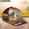 Uni Charolais Happy Face Customized Name Cap