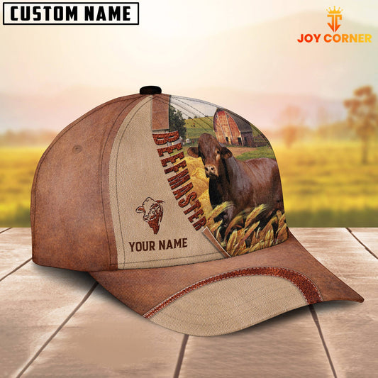 Uni Personalized Name Beefmaster Farm Barn Cap